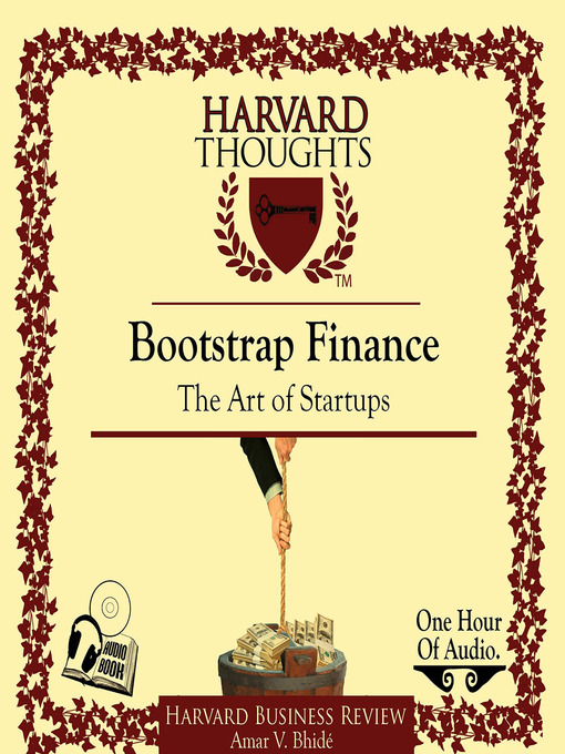Title details for Bootstrap Finance by Amar Bhide - Available